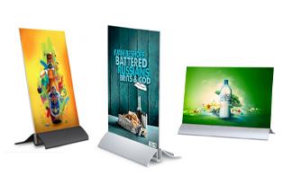 Crescent Base Counter Top Display