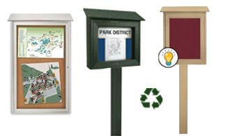 Outdoor Cork Board MINI Message Centers