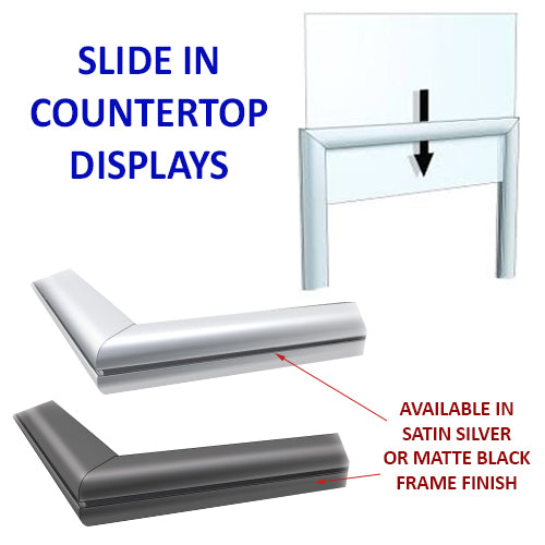 AVAILABLE IN SATIN SILVER OR MATTE BLACK FINISH