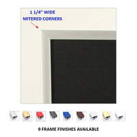DOUBLE POLE POSTER STAND HAS 48 x 60 POSTER FRAME with MITERED CORNERS