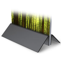 Modern Mount Countertop Poster Board Display Stand Features a Sturdy Steel Base 12" Wide