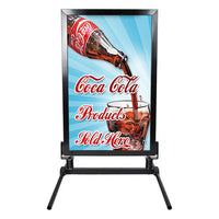 28x44 SIDEWALK SIGN STAND (SHOWN in BLACK FRAME FINISH)