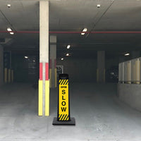 14.75"W x 44.5"H Vertical Panel with 9 LB Base Perfect for Narrow Spaces