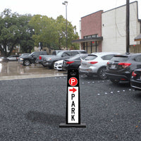 14.75"W x 44.5"H Vertical Panel with 20 LB Base Perfect for Narrow Spaces