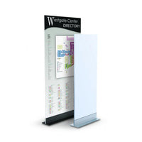 14" Wide T Mount Floorstand Base Display Holds Poster Boards 1/2" Thick