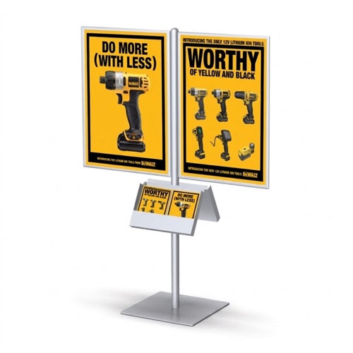 POSTO-STAND™ Quick Change Slide-in Sign Holder 24x36 (DOUBLE FRAME OFFSET)