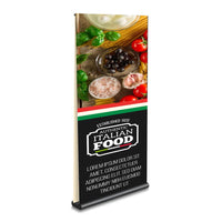 Saturn Retractable Banner Stand | 36" Wide Double-Sided Sign Holder with Quick Setup
