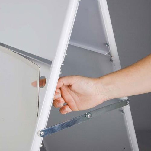 Finger Hole makes poster changes hassel free 