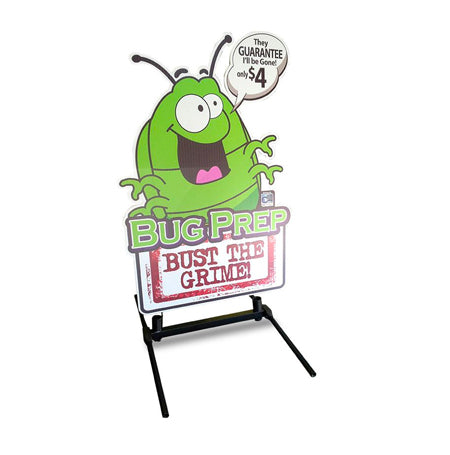 Wind Proof Outdoor Panel Curb Sign Stand Sign Holder for 28x44 and 36x55 Graphic Board Sizes